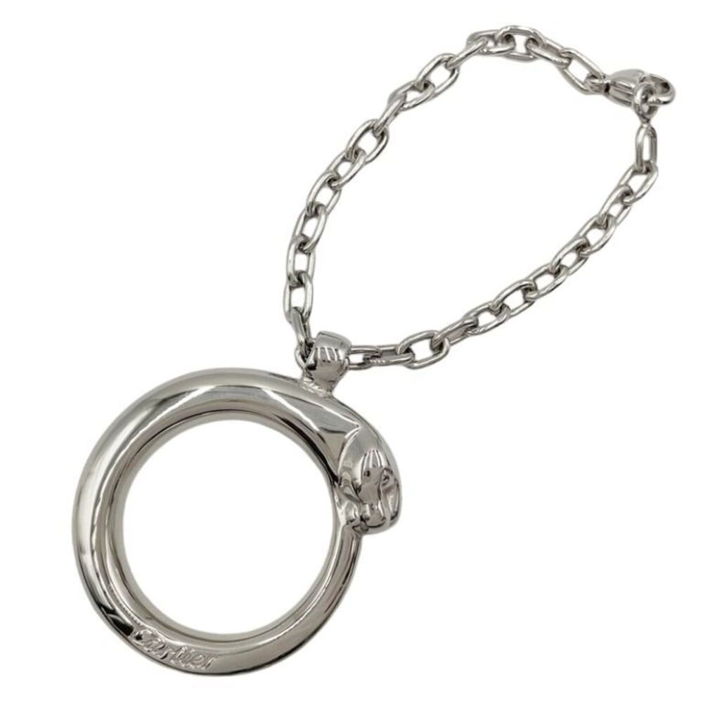 Cartier Panthère Silver Metal Keychain - Unisex Keyring